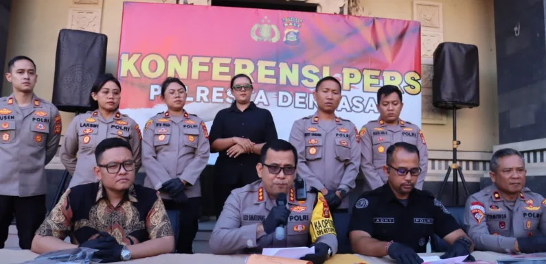 100 Kasus Kejahatan 4C, 124 Berhasil di Ungkap Polresta Denpasar  dalam Tiga Bulan.