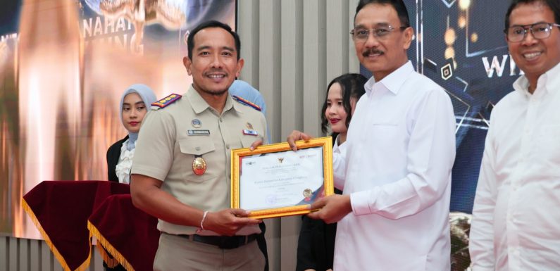 Kepala Kantor Pertanahan Kabupaten Klungkung Hadiri Penganugerahan Predikat WTAB Tahun 2026 di Jakarta.