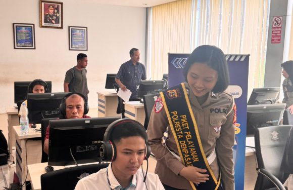 Pelayanan Satpas SIM Polresta Denpasar Berjalan Optimal, Pemohon Dilayani dengan Humanis dan Profesional.