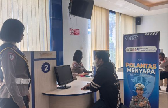 Polantas Menyapa, Pelayanan Satpas SIM Polresta Denpasar Makin Humanis dan Cepat