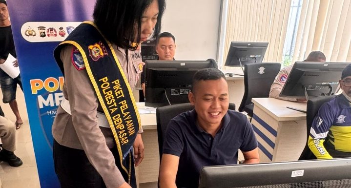 Satpas SIM Polresta Denpasar Berikan Pendampingan Maksimal kepada Pemohon, Pelayanan Humanis dan Profesional.