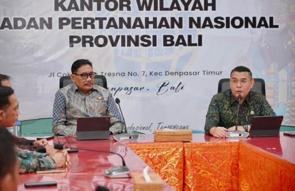 Kepala Kantor Pertanahan Kabupaten Bangli mengikuti Sharing Session bersama Wamen ATR/BPN.
