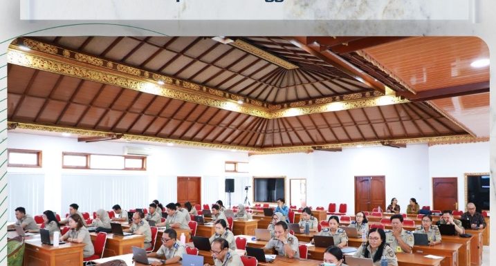 Jajaran Kantor Pertanahan Kota Denpasar mengikuti kegiatan Penilaian Kompetensi Dalam rangka Transformasi Pelayanan di Lingkungan Kementerian ATR/BPN.