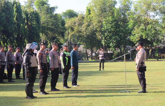 Pengamanan Aksi Damai “Bali Darurat Sampah”, Polresta Denpasar Siagakan Ratusan Personel