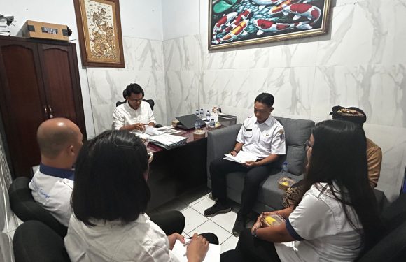 KOORDINASI PKKPR BERUSAHA DAN NON BERUSAHA, KANTOR PERTANAHAN KLUNGKUNG TERIMA KUNJUNGAN DINAS PEKERJAAN UMUM DAN PENATAAN RUANG