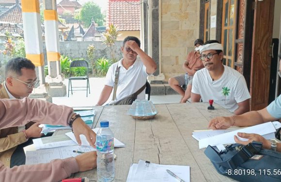 Dorong Legalisasi Aset, Kantor Pertanahan Klungkung Laksanakan Sidang Panitia A di Nusa Penida.