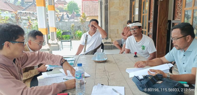 Dorong Legalisasi Aset, Kantor Pertanahan Klungkung Laksanakan Sidang Panitia A di Nusa Penida.
