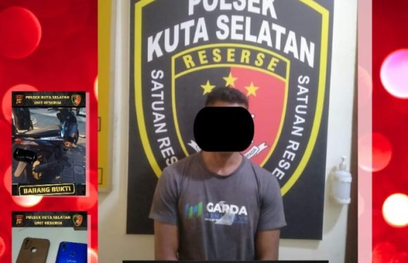 Unit Reskrim Polsek Kuta Selatan Ungkap Kasus Pencurian HP di Proyek Villa Ungasan.