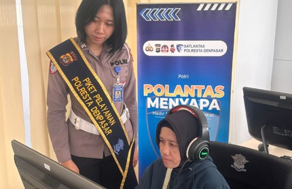 Pelayanan SIM Polresta Denpasar Semakin Humanis, Hadirkan Program “Polantas Menyapa”