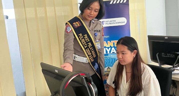 Polantas Menyapa, Pelayanan Humanis Satlantas Polresta Denpasar Permudah Masyarakat