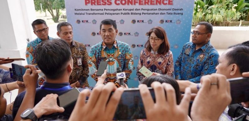 Kementerian ATR/BPN Bersama KPK Kaji Kerja Sama Menguntungkan bagi Pemda Se-Sulut