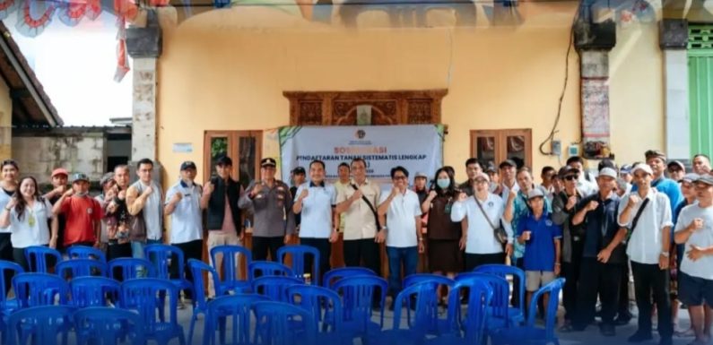 Dalam rangka mendukung pelaksanaan Program Pendaftaran Tanah Sistematis Lengkap (PTSL), Kantor Pertanahan Kabupaten Klungkung melaksanakan kegiatan sosialisasi PTSL