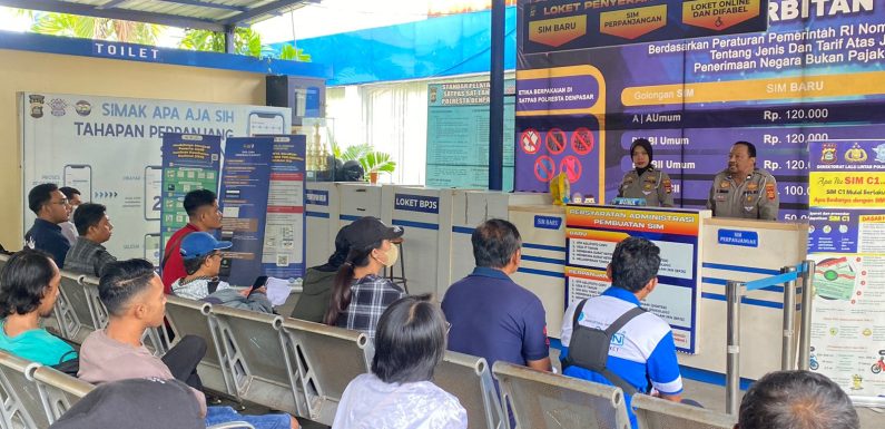 Pelayanan Humanis Satpas SIM Polresta Denpasar, Pemohon Merasa Nyaman dan Terlayani dengan Baik