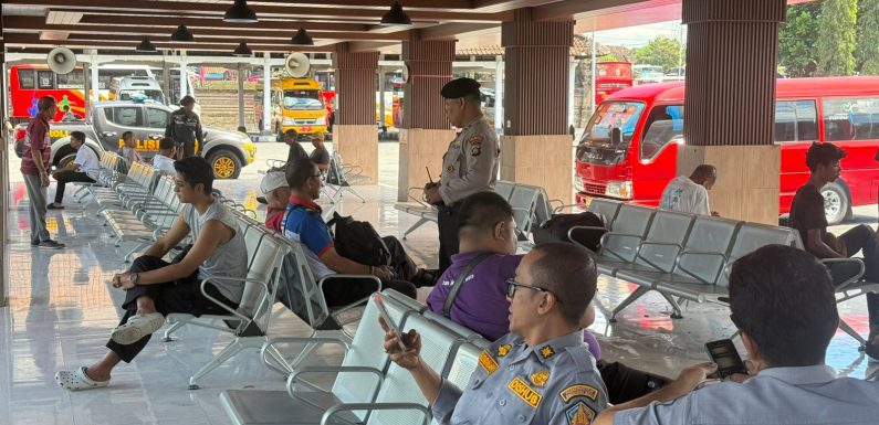 Polsek Denpasar Utara Intensifkan KRYD di Terminal Ubung, Antisipasi Premanisme dan Gangguan Kamtibmas