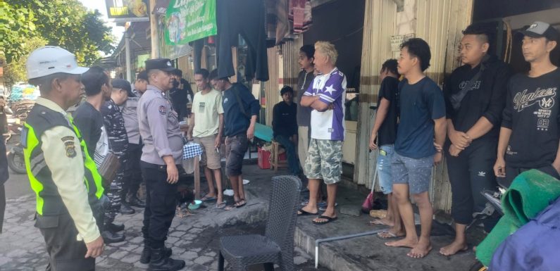 Cooling System di Pelabuhan Benoa, Polsek Kawasan Pelabuhan Benoa Ajak ABK dan Pemilik Toko Jaga Kamtibmas Kondusif