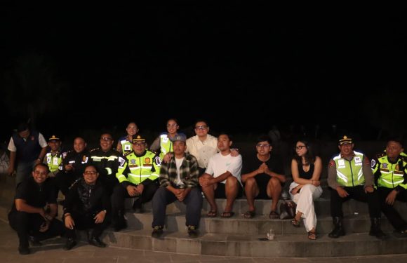 Kapolresta Denpasar Pimpin Patroli Skala Besar di Kuta, Wujudkan Rasa Aman dan Cegah Gangguan Kamtibmas