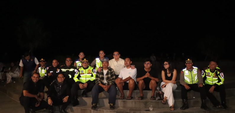 Kapolresta Denpasar Pimpin Patroli Skala Besar di Kuta, Wujudkan Rasa Aman dan Cegah Gangguan Kamtibmas