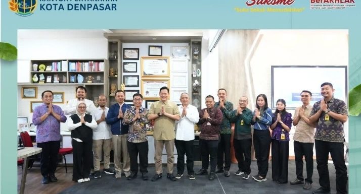 Kantor Pertanahan Kota Denpasar menerima Kunjungan Kerja  Direktorat  Jenderal Pengendalian dan Penertiban Tanah dan Ruang Kementerian ATR/BPN.