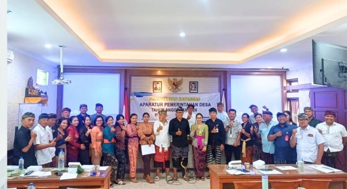 Kantor Pertanahan Kota Denpasar hadir Dalam kegiatan Peningkatan Kapasitas Aparatur Pemerintah Desa yang diselenggarakan di Kantor Perbekel Desa Kesiman Petilan.