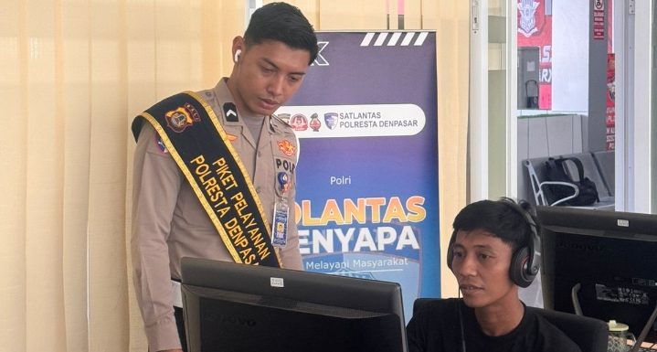 Melalui Polantas Menyapa,  Pelayanan SIM di Satpas Polresta Denpasar Makin Ramah dan Modern