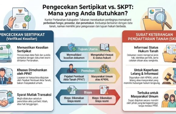 Edukasi Administrasi Pertanahan, Kantah Tabanan Ajak Masyarakat Pahami Perbedaan Pengecekan Sertipikat dan SKPT.