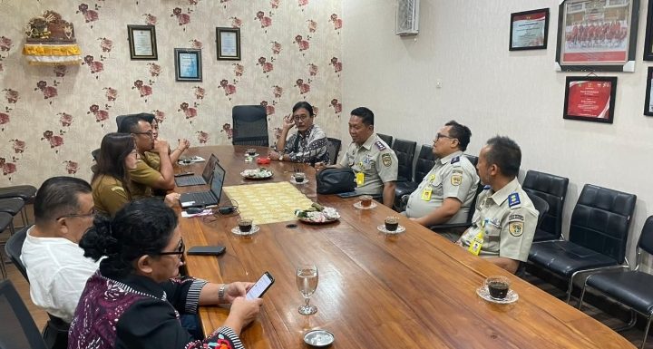 Kepala Kantor Pertanahan Kabupaten Tabanan Beserta Jajaran Menghadiri Rapat Pembahasan Integritas Data Pertanahan Bersama Asisten III Pemkab Tabanan.