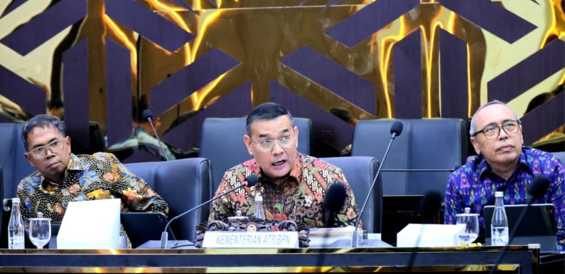 Wamen ATR/Waka BPN dalam Raker Bersama DPR RI: Kawasan Hutan Harus Terintegrasi dengan Tata Ruang