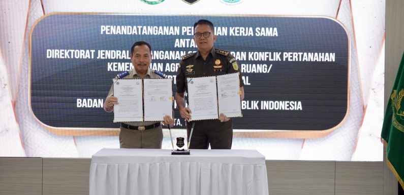 Kementerian ATR/BPN dan Kejaksaan Agung Perkuat Pengamanan Aset untuk Pulihkan Hak Korban dan Kerugian Negara.