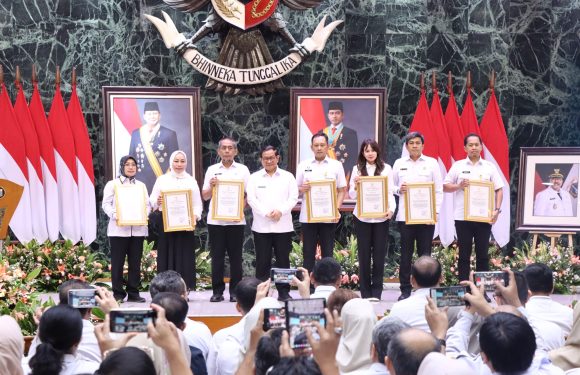 Pemprov DKI Jakarta Beri Penghargaan kepada Kementerian ATR/BPN atas Percepatan Pengamanan Aset