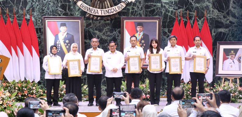 Pemprov DKI Jakarta Beri Penghargaan kepada Kementerian ATR/BPN atas Percepatan Pengamanan Aset