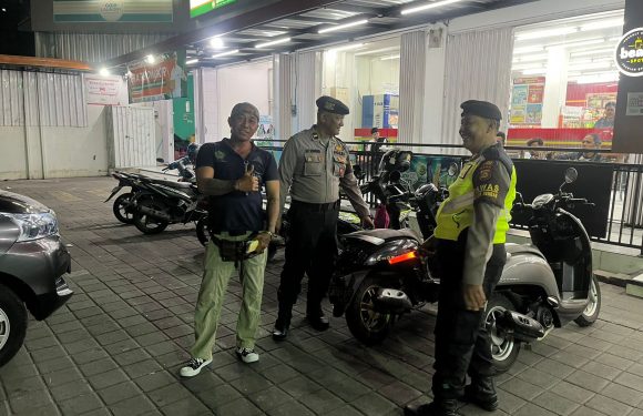 Patroli Blue Light Polsek Denpasar Barat Ciptakan Rasa Aman, Antisipasi Kejahatan Jalanan di Malam Hari