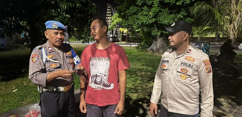Polsek Kawasan Pelabuhan Benoa Gelar Tibduktang, Tiga Penduduk Pendatang Terjaring Pemeriksaan Administrasi