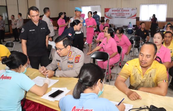 Polresta Denpasar Gelar Donor Darah Sambut Hari Bhayangkara ke-80, Wujud Nyata Kepedulian Kemanusiaan