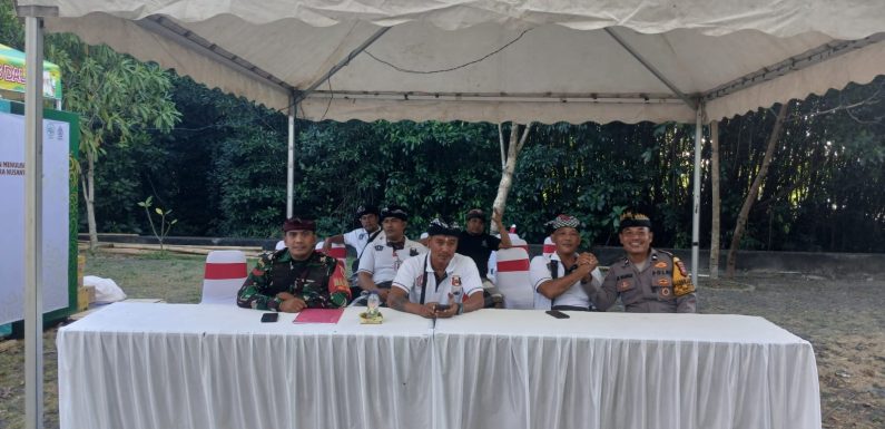 Polsek Denpasar Selatan Laksanakan Pengamanan Rangkaian Pujawali Pura Dalem Sakenan yang Bertepatan dengan Hari Raya Kuningan