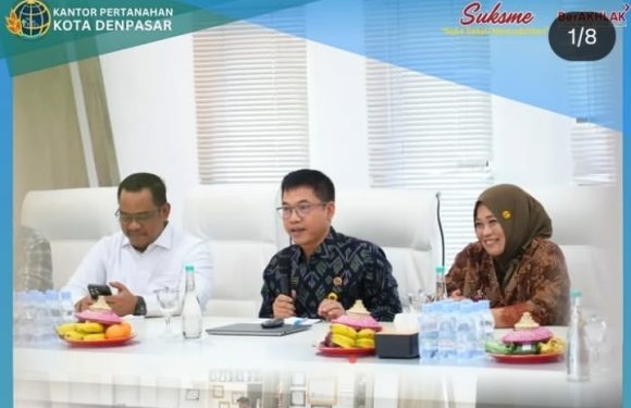 Kantor Pertanahan Kota Denpasar Menerima Kunjungan Kerja Kantor Pertanahan Kabupaten Luwu Bersama Bupati Luwu.