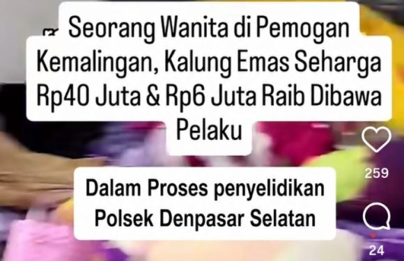 Respon Cepat Polsek Denpasar Selatan Lakukan Olah TKP Dugaan Pencurian Perhiasan di Kawasan Pemogan