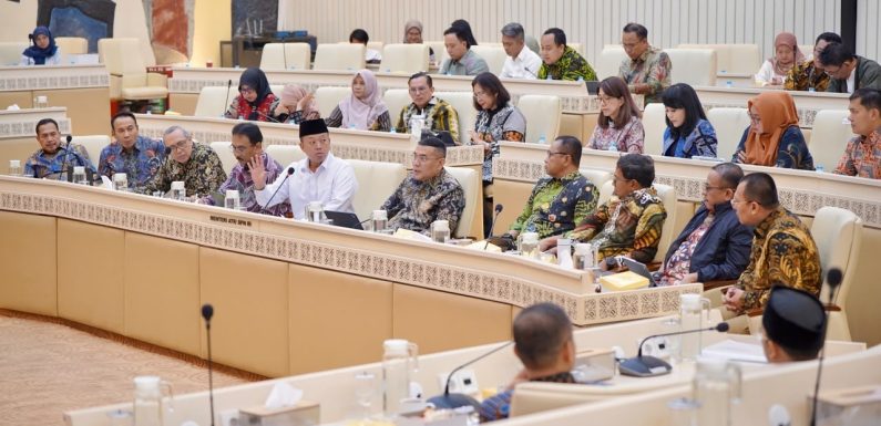 Bahas Rencana Kerja Tahun Anggaran 2027 dengan Komisi II DPR RI, Menteri Nusron Usulkan Pagu Anggaran Rp10 Triliun