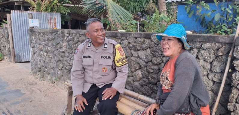 Bhabinkamtibmas Sanur Sambangi Perhotelan, Perkuat Sinergi Jaga Kamtibmas