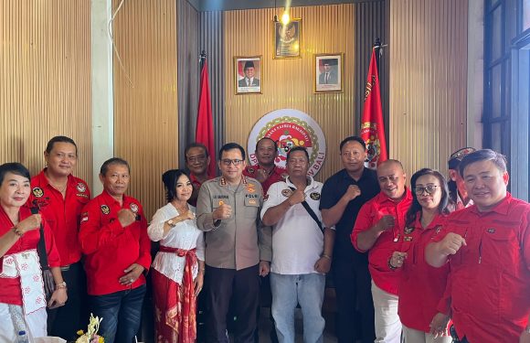 Kapolresta Denpasar Hadiri Syukuran dan Peresmian Kantor Baru DPW Setya Kita Pancasila Provinsi Bali