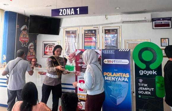 Polantas Menyapa, Wujud Pelayanan Humanis Satpas Sim Polresta Denpasar