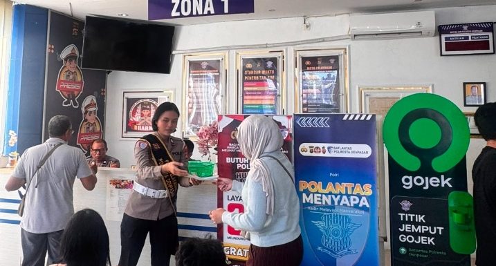Polantas Menyapa, Wujud Pelayanan Humanis Satpas Sim Polresta Denpasar
