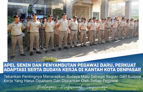 Apel Pagi Sambut Pegawai Baru, Kepala Seksi Penetapan Hak Tekanan Perkuat Budaya Kerja.