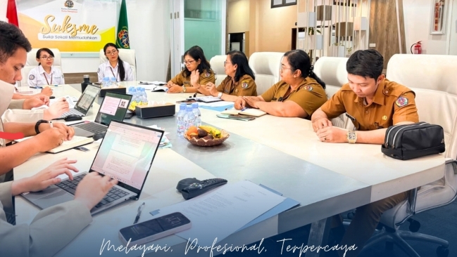 Kantor Pertanahan Kota Denpasar menggelar Rapat Pembahasan Perpanjangan Hak Guna Bangunan (HGB).