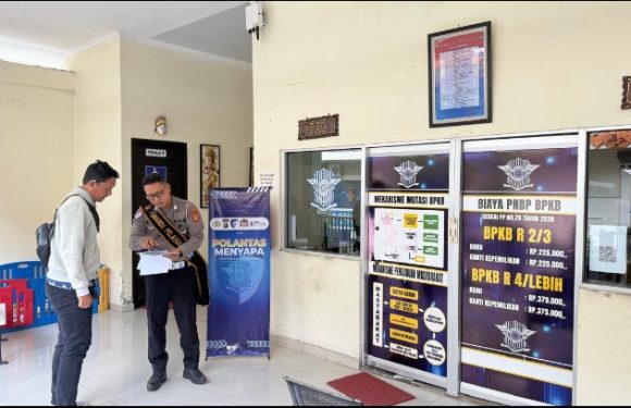 Pelayanan BPKB Polres Tabanan Petugas Berikan Layanan Ramah, Cepat dan Transparan.