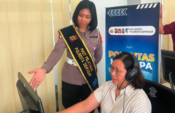Polantas Menyapa, Wujud Nyata Pelayanan Humanis Satlantas Polresta Denpasar kepada Masyarakat