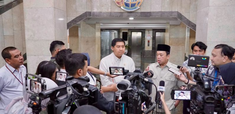 Menteri ATR/Kepala BPN dan Menteri PKP Sepakati Program Sertipikasi Gratis bagi Masyarakat Berpenghasilan Rendah.