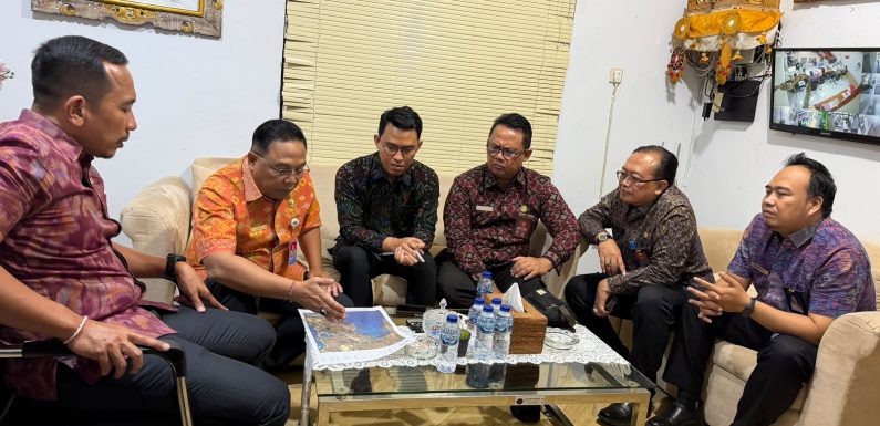 Perkuat Sinergi dengan Pemkab Klungkung, Kantor Pertanahan Kabupaten Klungkung Koordinasikan Dukungan terhadap Program Pembangunan Daerah
