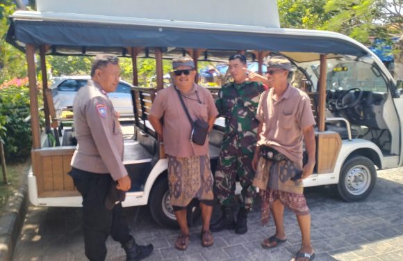 Babinkamtibmas Bersama Babinsa Sambangi Obyek Wisata Gunung Payung, Sampaikan Pesan Kamtibmas