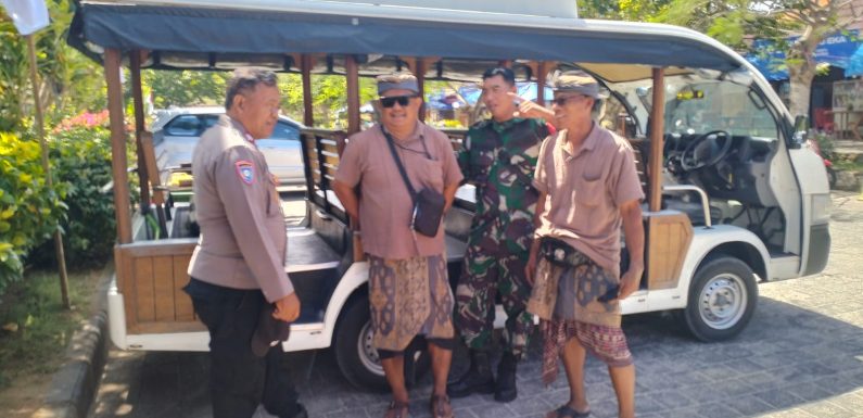 Babinkamtibmas Bersama Babinsa Sambangi Obyek Wisata Gunung Payung, Sampaikan Pesan Kamtibmas