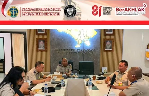 Tingkatkan Kedisiplinan dan Kualitas Kerja, Kantor Pertanahan Kabupaten Gianyar Gelar Coffee Morning.
